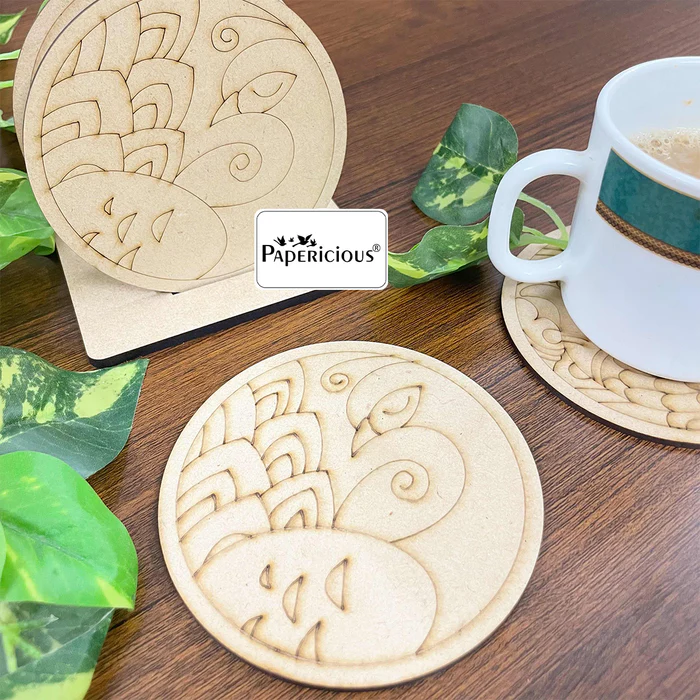 MDF Lasercut Coasters – 2