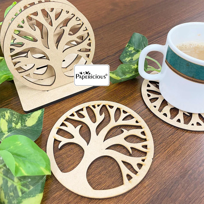 MDF Lasercut Coasters – 3