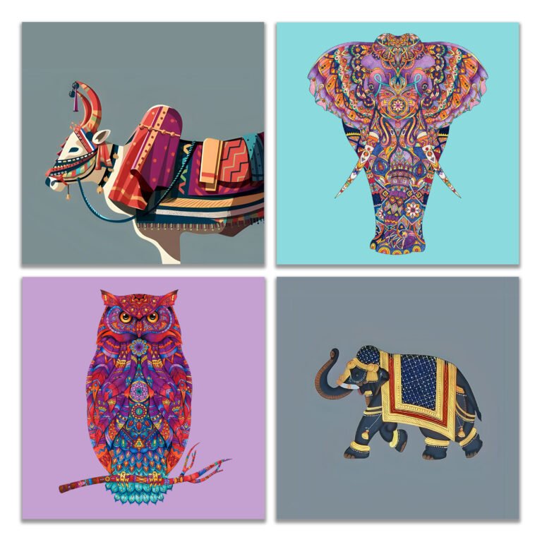 4 Piece Wall Hanging Set – 18