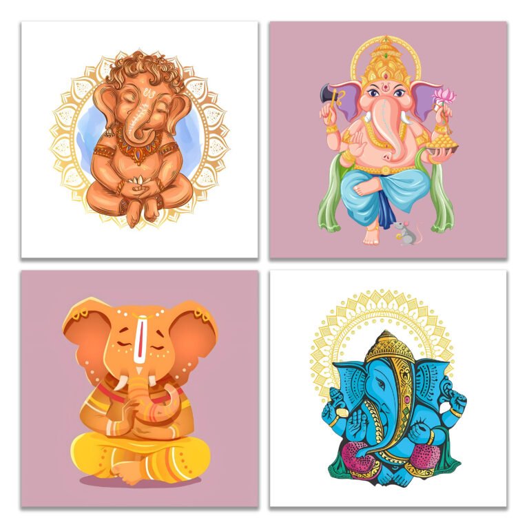 4 Piece Wall Hanging Set – 20