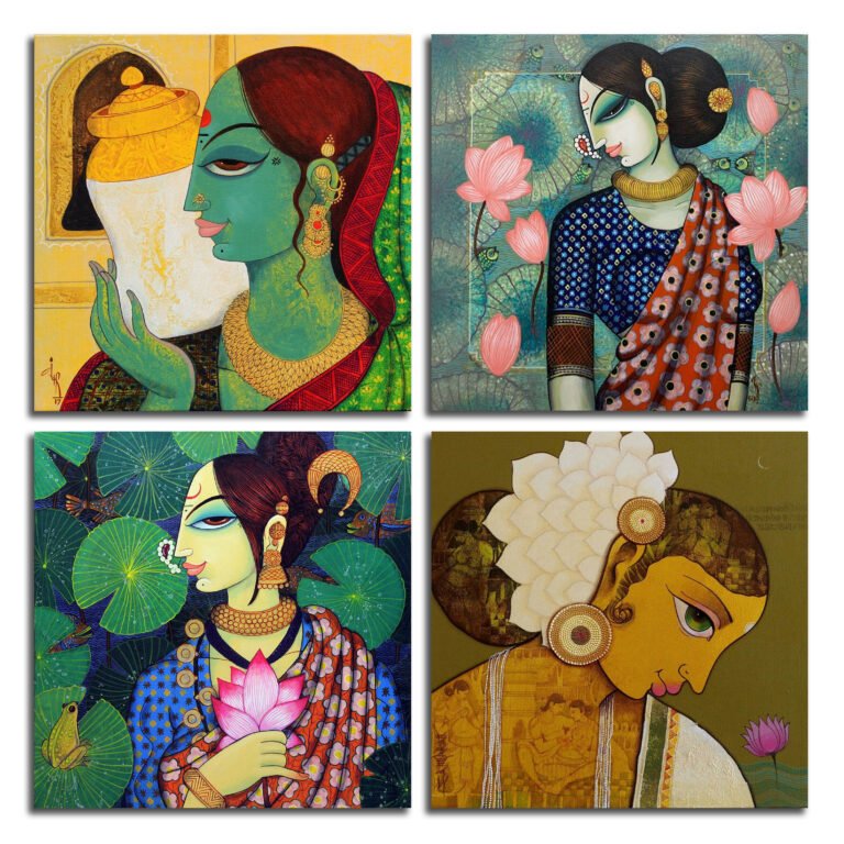 4 Piece Wall Hanging Set – 28