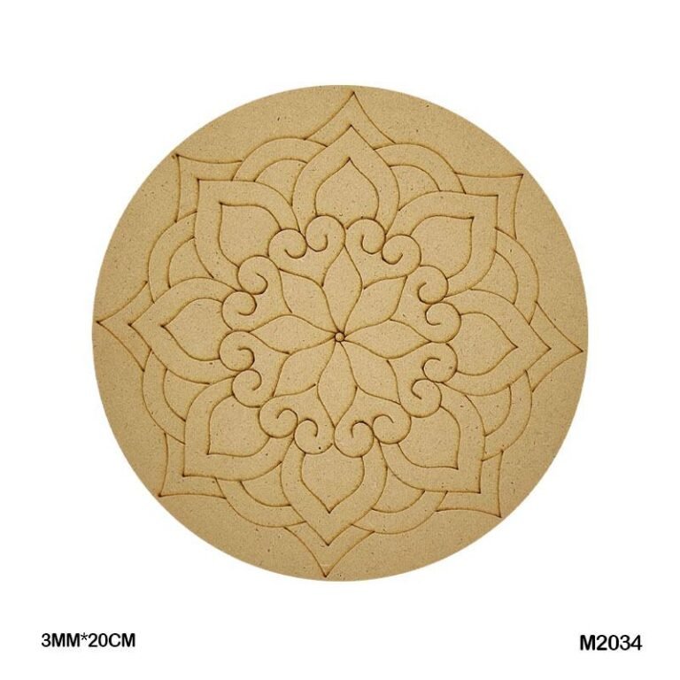 MDF Cutout Rangoli Shaped Design 01